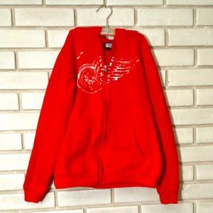 Vintage Detroit Red Wings Zip-up Hoodie